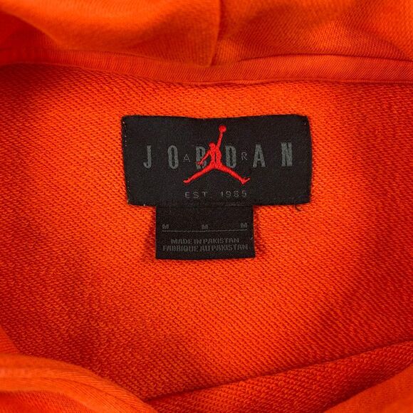 Nike Jordan Sport DNA Hoodie Men M Orange Sweat shirt Streetwear Basketball NWOT - Picture 4 of 10